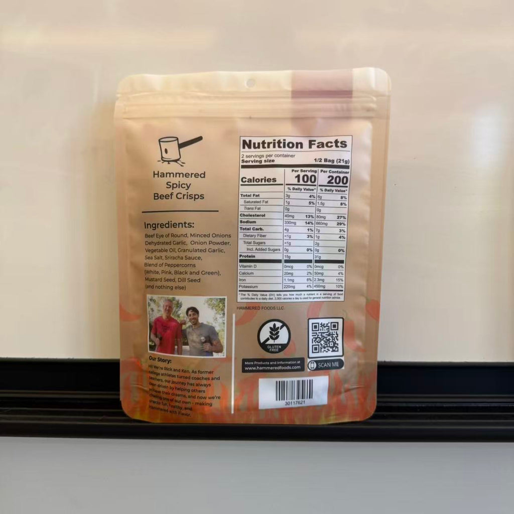 HAMMERED JERKY CRISPS - Spicy